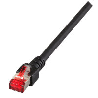 EFB RJ45 Patchkabel S/FTP Cat.6 LSZH  1.00m schwarz
