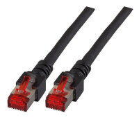 EFB RJ45 Patchkabel S/FTP Cat.6 LSZH 50.00m schwarz