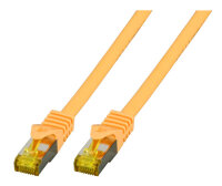 EFB RJ45 Patchk. S/FTP Cat.6A LSZH Cat.7 Rohk.  0.25m gelb