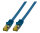 EFB RJ45 Patchk. S/FTP Cat.6A LSZH Cat.7 Rohk. 30.00m blau
