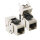 EFB RJ45 Keystone STP,Cat.6A,500MHz,Komponenten zertifiziert