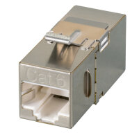 EFB Keystone Einbauadapter RJ45 STP, Cat.6A, 90°...