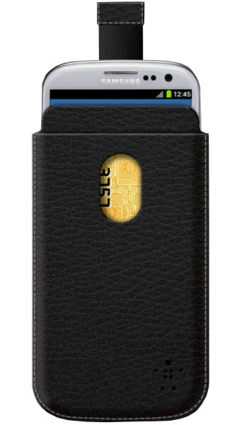 Belkin F8M410CWC00 Cover Galaxy SIII Lederetui schwarz