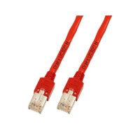 EFB RJ45 Patchkabel F/UTP Cat.5e TM11 UC300  1.00m rot