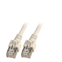 EFB RJ45 Patchkabel SF/UTP Cat.5e PVC CCA  0.25m grau