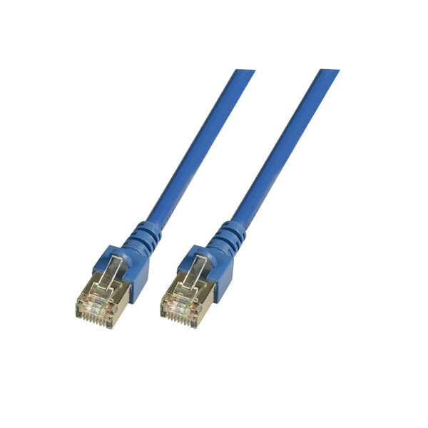 EFB RJ45 Patchkabel SF/UTP Cat.5e PVC CCA  3.00m blau