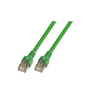 EFB RJ45 Patchkabel SF/UTP Cat.5e PVC CCA 10.00m grün