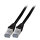 EFB RJ45 Patchkabel S/FTP Cat.6A TPE 10.00m schwarz
