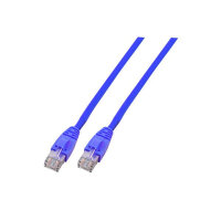 EFB RJ45 Patchkabel U/UTP Cat.6 LSZH CCA  1.00m blau