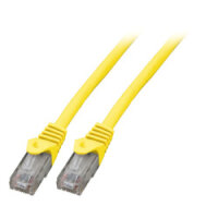 EFB RJ45 Patchkabel U/UTP Cat.6 LSZH CCA 15.00m gelb