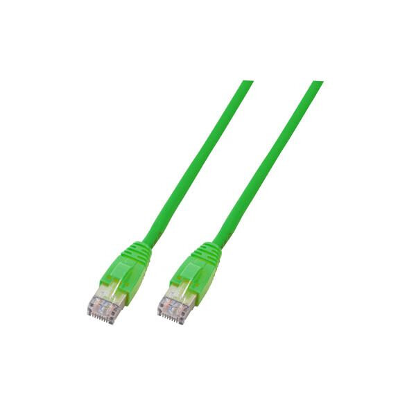 EFB RJ45 Patchkabel U/UTP Cat.6 LSZH CCA 10.00m grün
