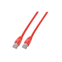 EFB RJ45 Patchkabel U/UTP Cat.6 LSZH CCA  3.00m rot