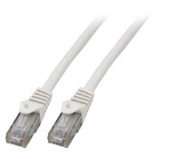 EFB RJ45 Patchkabel U/UTP Cat.6 LSZH CCA  7.50m weiß