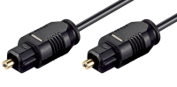 Goobay HQ Toslink Kabel 2x Stecker 50cm schwarz