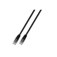 EFB RJ45 Patchkabel U/UTP, Cat.6, PVC, CCA, 1.5m, schwarz