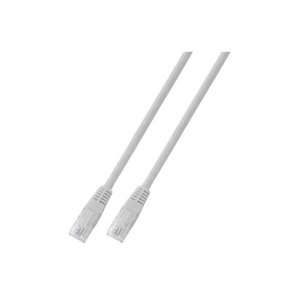 EFB RJ45 Patchkabel U/UTP, Cat.6, PVC, CCA, 1m, weiß