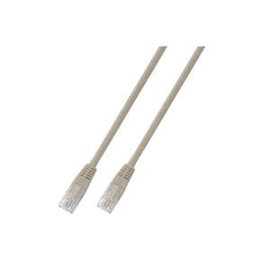 EFB RJ45 Patchkabel U/UTP Cat.5e PVC CCA  3.00m grau