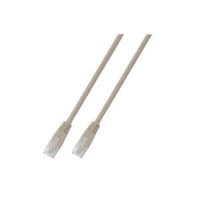 EFB RJ45 Patchkabel U/UTP Cat.5e PVC CCA 15.00m grau