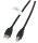 EFB USB2.0 Anschlusskabel A-B, St.-St., 5m, schwarz, LSZH