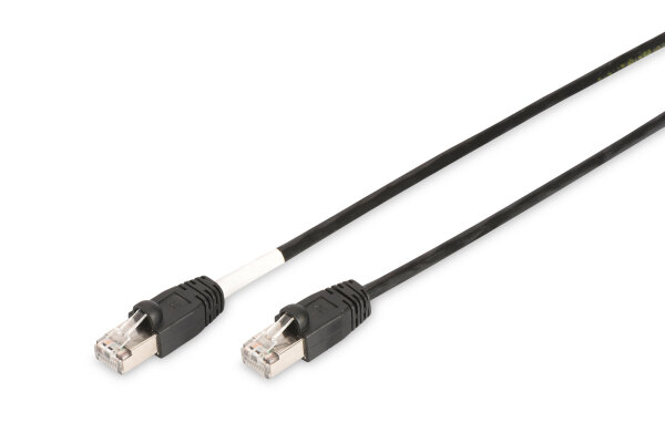 DIGITUS Patchkabel Cat6  S/FTP 2xRJ45  3.0m schwarz Outdoor