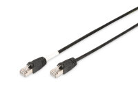DIGITUS Patchkabel Cat6  S/FTP 2xRJ45  5.0m schwarz Outdoor