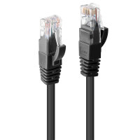 LINDY Patchkabel Cat6 U/UTP schwarz      0.30m