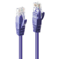 LINDY Patchkabel Cat6 U/UTP violett      1.00m
