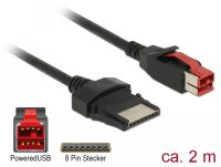 DELOCK PoweredUSB Kabel 24V St > 8Pin St 2.0m