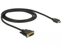 DELOCK Kabel DVI 18+1 St > HDMI-A St 1.0m schwarz