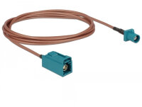 DELOCK Antennenkabel FAKRA Z-St > Z-Bu RG-316 1.8m