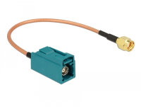 DELOCK Antennenkabel FAKRA Z-Bu > RP-SMA St RG-316 0.20m