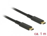 DELOCK USB 10 Gbps Kabel USB Type-C St > St PD 3.0 60W 1m