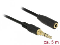 DELOCK Verlängerung Klinke 3.5mm 3Pin St > Bu...