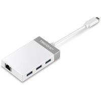 TRENDnet Hub USB-C zu Gigabit Ethernet und 3x USB 3.0