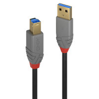 LINDY USB 3.2 Kabel Typ A/B Anthra Line M/M 5m