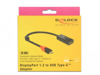 DELOCK Adapter Displayport 20Pin Bu > USB-C St 4K 60Hz...