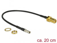 DELOCK Antennenkabel SMA-BU z.Einbau > TS-9-St RG174 0.2m