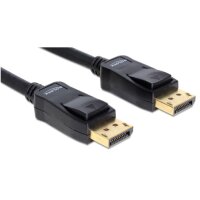 DELOCK Displayport Kabel DP -> DP St/St 1.00m schwarz 4K