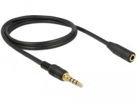 DELOCK Verlängerung Klinke 3.5mm 4Pin St > Bu...