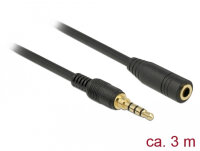 DELOCK Verlängerung Klinke 3.5mm 4Pin St > Bu...
