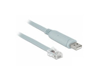 DELOCK Adapter USB2.0/A St > Seriell RS232 RJ45 St...