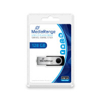 MediaRange USB-Stick 128GB USB 2.0 swivel swing