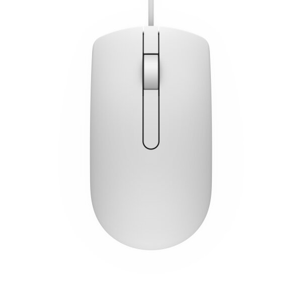Dell MS116 Maus USB Weiß 570-AAIP