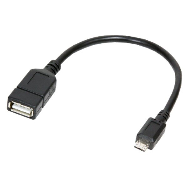 Logilink USB Kabel A -> micro B Bu/St  0.20m sw  OTG