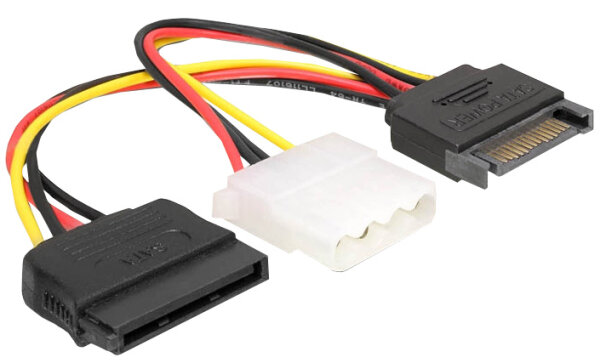 DeLock 4-Pin zu S-ATA 60100