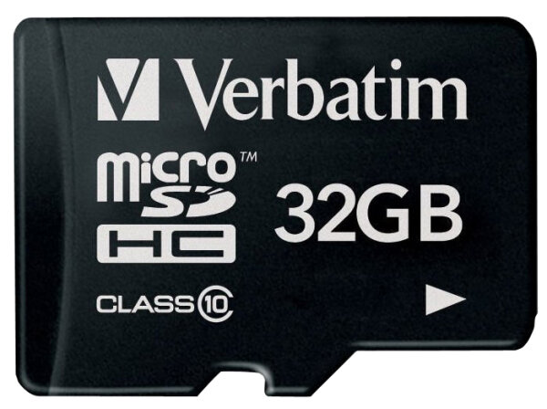 32GB Verbatim microSDHC