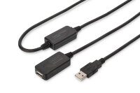 DIGITUS Repeaterkabel USB 2.0 Typ A male > female 20.00m