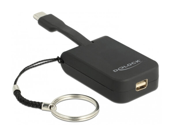 DELOCK Adapter USB C -> miniDP Schlüsselanhänger