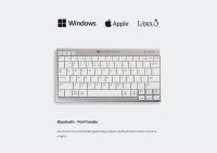 BakkerElkhuizen Tastatur Ultraboard 950 Compact Wirel. US