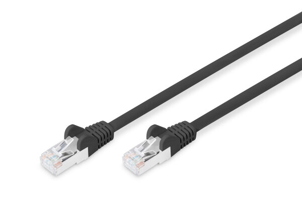 DIGITUS Patchkabel CAT6 S/FTP 2xRJ45 3.0m schwarz LSZH